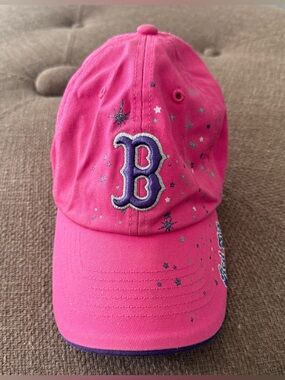 Girls' Pink Red Sox hat